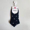 Long Cute Socks Women Cotton Love Heart With Print Kawaii Beautiful Ladies Designer Socks High Art Warm Sokken Femme  Calze