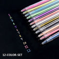 9/12 PCS Colored gel pens set School blue 0.5 mm ballpoint pen for journal Cute stationary supplies