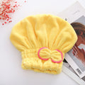 Microfibre Quick Hair Drying Bath Towel Spa Bowknot Wrap Towel Cap Bathroom Accessories Bonnets For Women Designer Shower Cap