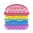 New Fidget Toys Antistress Toys Push Bubble Silicone for Children Adult Stress Reliever Squeeze Board Fidget Game frete grátis