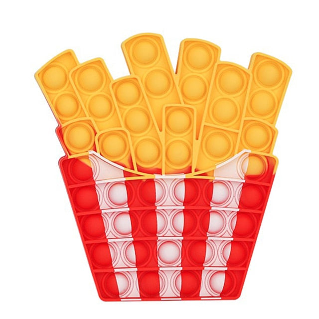 New Fidget Toys Antistress Toys Push Bubble Silicone for Children Adult Stress Reliever Squeeze Board Fidget Game frete grátis