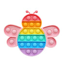 New Fidget Toys Antistress Toys Push Bubble Silicone for Children Adult Stress Reliever Squeeze Board Fidget Game frete grátis