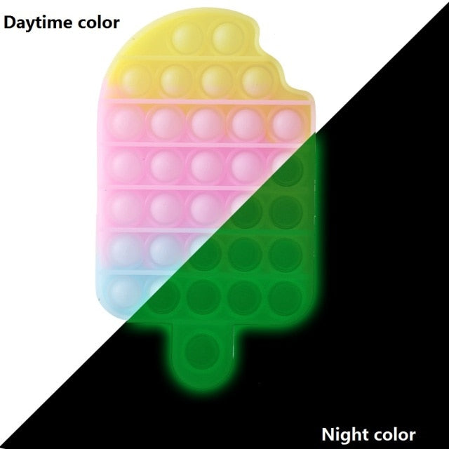 New Fidget Toys Antistress Toys Push Bubble Silicone for Children Adult Stress Reliever Squeeze Board Fidget Game frete grátis