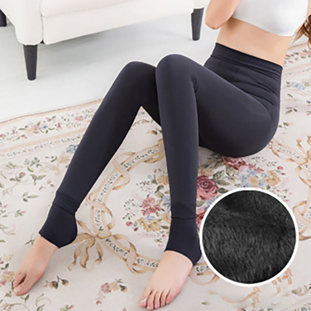 Winter Leggings Women High Waist Thick Velvet Keep Warm Legings Solid All-Match Sexy Leging Push Up High Elastic Jeggings Female