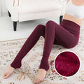 Winter Leggings Women High Waist Thick Velvet Keep Warm Legings Solid All-Match Sexy Leging Push Up High Elastic Jeggings Female