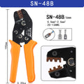 SN-48B crimping pliers 0.5-2.5mm² YEFYM high precision jaw with TAB 2.8 4.8 6.3 car terminals sets wire electrical hand tools