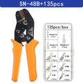 SN-48B crimping pliers 0.5-2.5mm² YEFYM high precision jaw with TAB 2.8 4.8 6.3 car terminals sets wire electrical hand tools