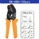 SN-48B crimping pliers 0.5-2.5mm² YEFYM high precision jaw with TAB 2.8 4.8 6.3 car terminals sets wire electrical hand tools