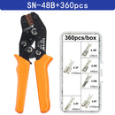 SN-48B crimping pliers 0.5-2.5mm² YEFYM high precision jaw with TAB 2.8 4.8 6.3 car terminals sets wire electrical hand tools