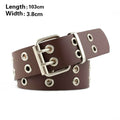 Fashion Alloy Women Belts Chain Luxury for Genuine Leather New Style Pin Buckle Jeans Decorative Ladies Retro Decorative Punk