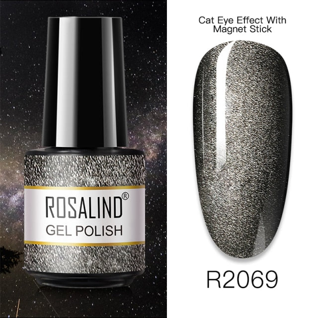 ROSALIND Gel Polish 7ml Gel Nail Polish All For Manicure Semi Permanent Soak Off Gel UV LED Varnishes Base Top Matte Coat