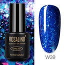 ROSALIND Gel Polish 7ml Gel Nail Polish All For Manicure Semi Permanent Soak Off Gel UV LED Varnishes Base Top Matte Coat