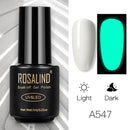 ROSALIND Gel Polish 7ml Gel Nail Polish All For Manicure Semi Permanent Soak Off Gel UV LED Varnishes Base Top Matte Coat