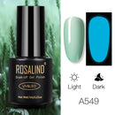 ROSALIND Gel Polish 7ml Gel Nail Polish All For Manicure Semi Permanent Soak Off Gel UV LED Varnishes Base Top Matte Coat