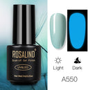 ROSALIND Gel Polish 7ml Gel Nail Polish All For Manicure Semi Permanent Soak Off Gel UV LED Varnishes Base Top Matte Coat