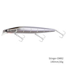 TSURINOYA Top Fishing Lure Sinking Minnow 140S DW92 140mm 26g Saltwater Black Bass Pike Long Casting Hard Baits Tungsten Weight