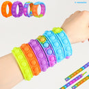 Fidget Toys for Children Push Its Bubble Dimple Bracelet Decompression Toys for Adults Anti Stress Reliever Pops Sensory Toys