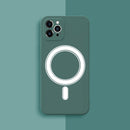 Clear Magsafing Case For Iphone 11 Funda Iphone 11 12 Pro Max Wireless Charge Magnetic Back Coque IPhone12 Pro Mini Cover Shell