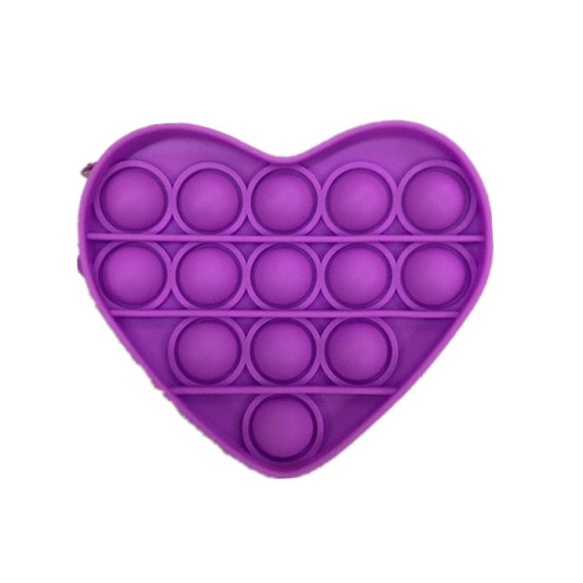 New Pop It Push Bubble Fidget Toys Pencil Case Children Stress Relief Squeeze Toy Antistress Popit Soft Squishy Kids Toys Gifts