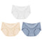 3Pcs/Set Seamless Underwear Silk Women Solid Panties Lingerie Invisible Intimates Sexy Comfortable Female Underpants Briefs