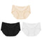 3Pcs/Set Seamless Underwear Silk Women Solid Panties Lingerie Invisible Intimates Sexy Comfortable Female Underpants Briefs
