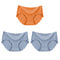 3Pcs/Set Seamless Underwear Silk Women Solid Panties Lingerie Invisible Intimates Sexy Comfortable Female Underpants Briefs
