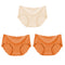 3Pcs/Set Seamless Underwear Silk Women Solid Panties Lingerie Invisible Intimates Sexy Comfortable Female Underpants Briefs