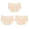 3Pcs/Set Seamless Underwear Silk Women Solid Panties Lingerie Invisible Intimates Sexy Comfortable Female Underpants Briefs