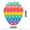 Fruit Animal Simple Fidget Toy Push Bubble Sensory Stress Sensory Toy Relief Funny Anti-stress Hand Toys for Adult Children