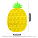 Fruit Animal Simple Fidget Toy Push Bubble Sensory Stress Sensory Toy Relief Funny Anti-stress Hand Toys for Adult Children