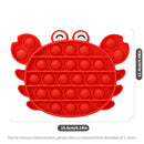 Fruit Animal Simple Fidget Toy Push Bubble Sensory Stress Sensory Toy Relief Funny Anti-stress Hand Toys for Adult Children