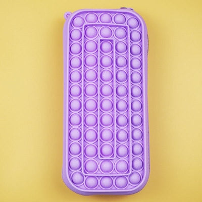 New Arrival Silicone Purse Push Pop Bubbles Simple Dimple Stationary Bag Popper Sensory Poppet Pencil Case Fidget Toys