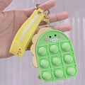 New Arrival Silicone Purse Push Pop Bubbles Simple Dimple Stationary Bag Popper Sensory Poppet Pencil Case Fidget Toys