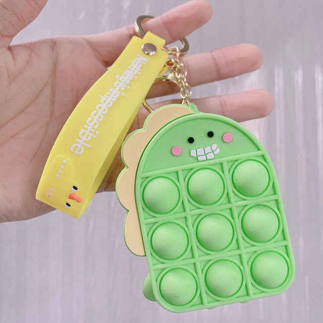 New Arrival Silicone Purse Push Pop Bubbles Simple Dimple Stationary Bag Popper Sensory Poppet Pencil Case Fidget Toys