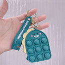 New Arrival Silicone Purse Push Pop Bubbles Simple Dimple Stationary Bag Popper Sensory Poppet Pencil Case Fidget Toys