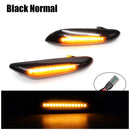 LED Side Marker Mirror Indicator Lamp Flowing Water Turn Signal Light Amber For BMW E90 E91 E92 E93 E60 E87 E82 E61 E46