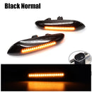 LED Side Marker Mirror Indicator Lamp Flowing Water Turn Signal Light Amber For BMW E90 E91 E92 E93 E60 E87 E82 E61 E46