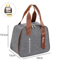 New Portable Lunch Bag New Thermal Insulated Lunch Box Tote Cooler Handbag Lunch Bags For Women Convenient Box Tote Food Bags