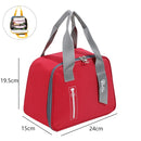 New Portable Lunch Bag New Thermal Insulated Lunch Box Tote Cooler Handbag Lunch Bags For Women Convenient Box Tote Food Bags