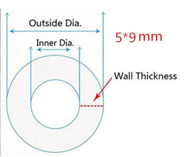 High Quality 1M/5M Food Grade Clear Translucent Silicone Tube Beer Pipe Milk Hose Pipe Soft Safe Rubber Flexible Tube Creative