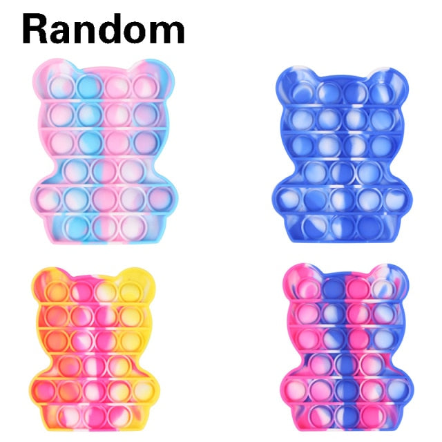 Simple Dimple Fidget Toys Anti Stress Popite Ice Cream Push Bubble  Sensory For Kid Adult Antiestres Squishy Stress Reliever Toy