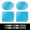 2Pcs/Set Rainproof Car Accessories Car Mirror Window Clear Film Membrane Anti Fog Anti-glare Waterproof Sticker Driving Safety
