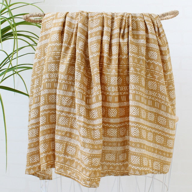 60*60cm Muslin Bamboo Cotton Baby Blanket Baby Newborn Blankets Newborn Swaddle Wrap Burp Cloths Towel Pielucha dropshipping