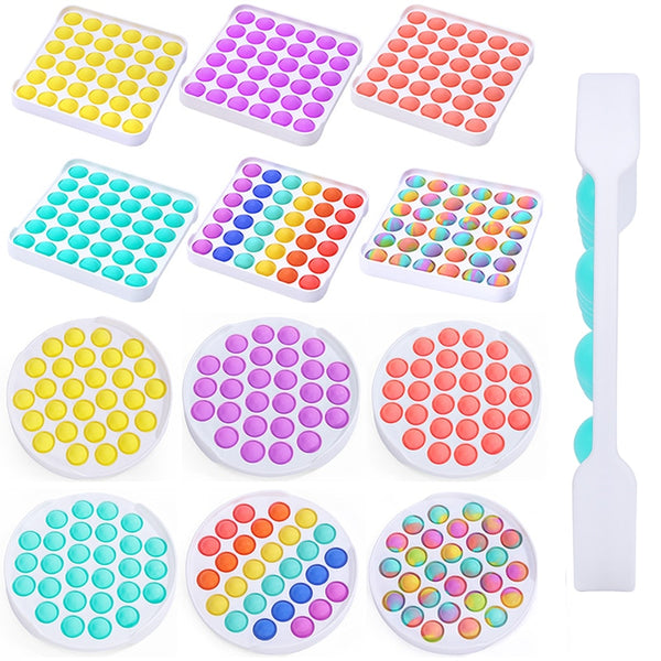 Funny Fidget Toys Push Bubble Stress Relief Anti-stress Stress Reliever Toys For Adult Children Relieve Autism squeeze Toys