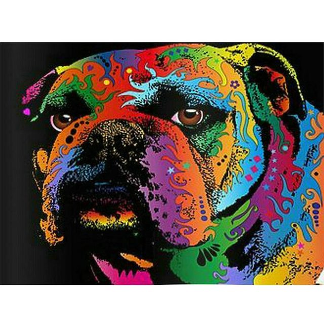 5D DIY Diamond Painting Animals Lion Cat Tiger Cross Stitch Kit Full Drill Square Embroidery Mosaic Art Picture of Rhinestones