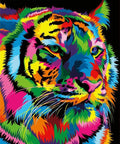 5D DIY Diamond Painting Animals Lion Cat Tiger Cross Stitch Kit Full Drill Square Embroidery Mosaic Art Picture of Rhinestones