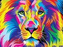 5D DIY Diamond Painting Animals Lion Cat Tiger Cross Stitch Kit Full Drill Square Embroidery Mosaic Art Picture of Rhinestones