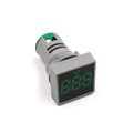 1pc Mini New 22MM AC 20-500V Voltmeter Square Panel LED Digital Voltage Meter Indicator Light Tester Red Blue Yellow Green White
