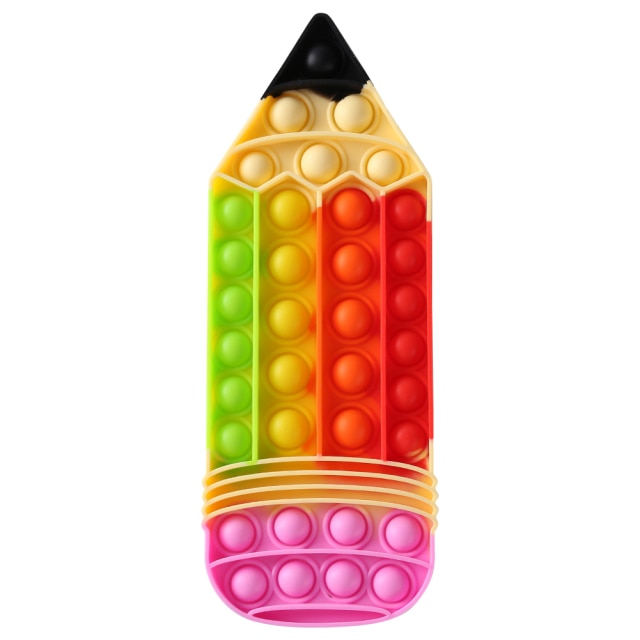 New Fidget Toys Antistress Toys Push Bubble Silicone for Children Adult Stress Reliever Squeeze Board Fidget Game frete grátis