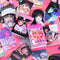 Dimi 50 Sheets Midnight Sweetheart Series Cute Sticker Book Scrapbooking Journal Decoration Kawaii Japanese Cartoon Sticker